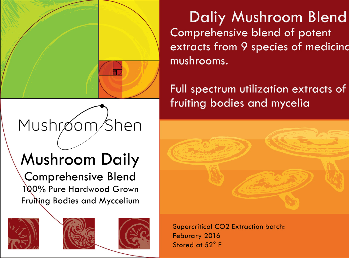 Mushroom shen label